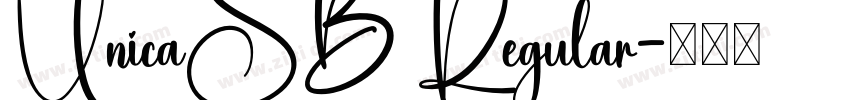 UnicaSB Regular字体转换
